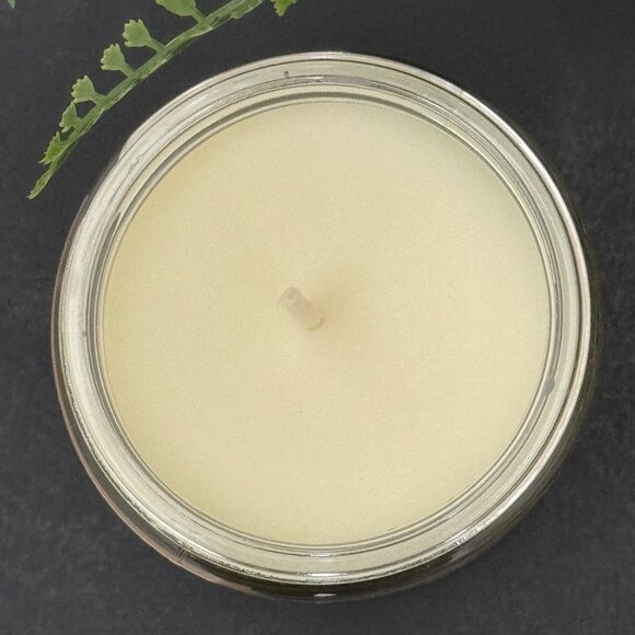 BBW Rose Water & Ivy White Barn Bath & Body Works Mason Jar Single Wick Candle - Picture 7 of 10